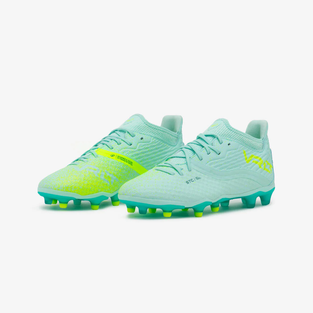 Kids' Lace-Up Comfort Football Boots Viralto III FG - Red & - Image 6