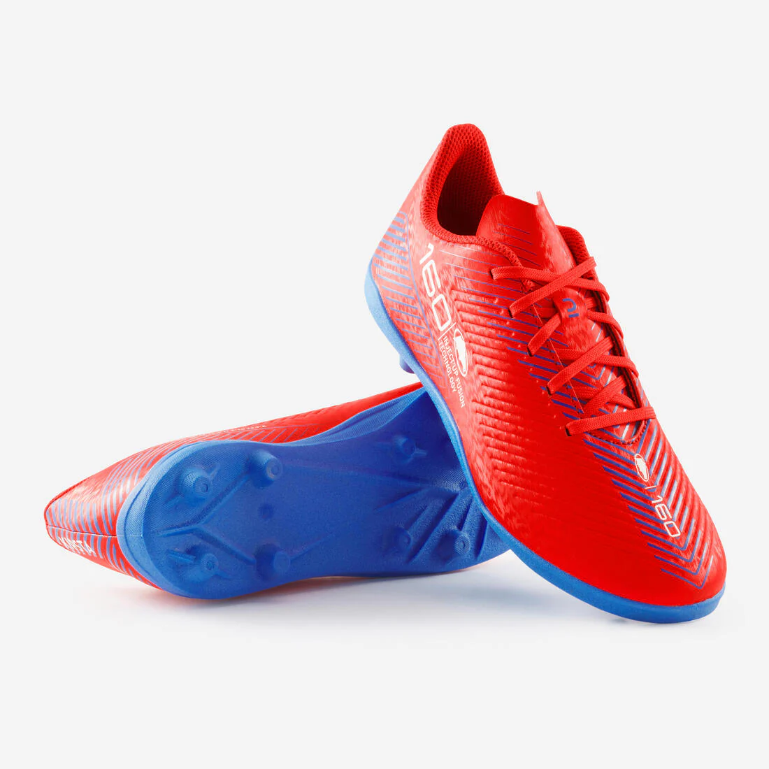 Kids' Lace-Up Football Boots 160 AG/FG - Image 34