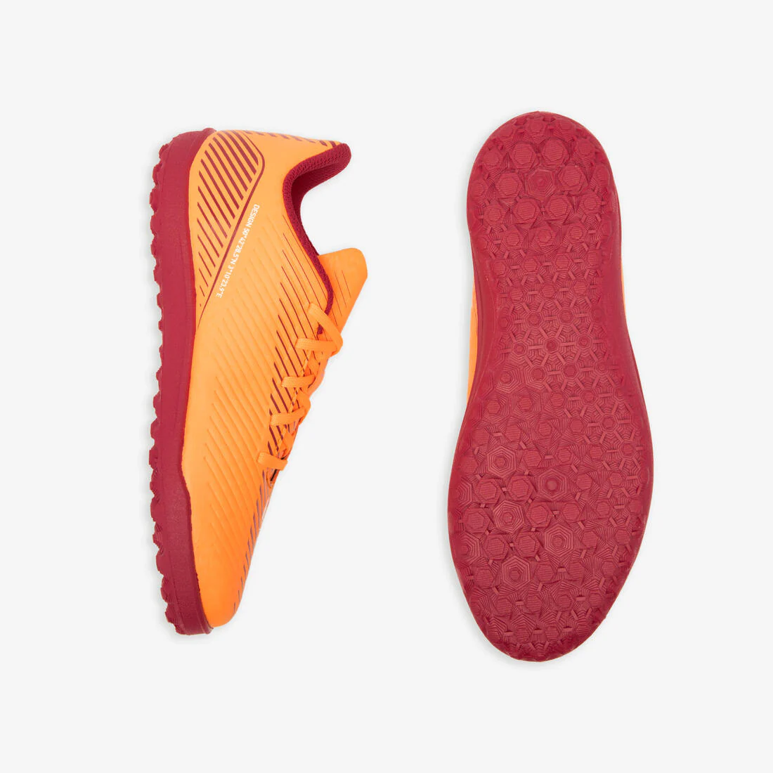 Kids' Lace-Up Football Boots 160 Turf - Image 17