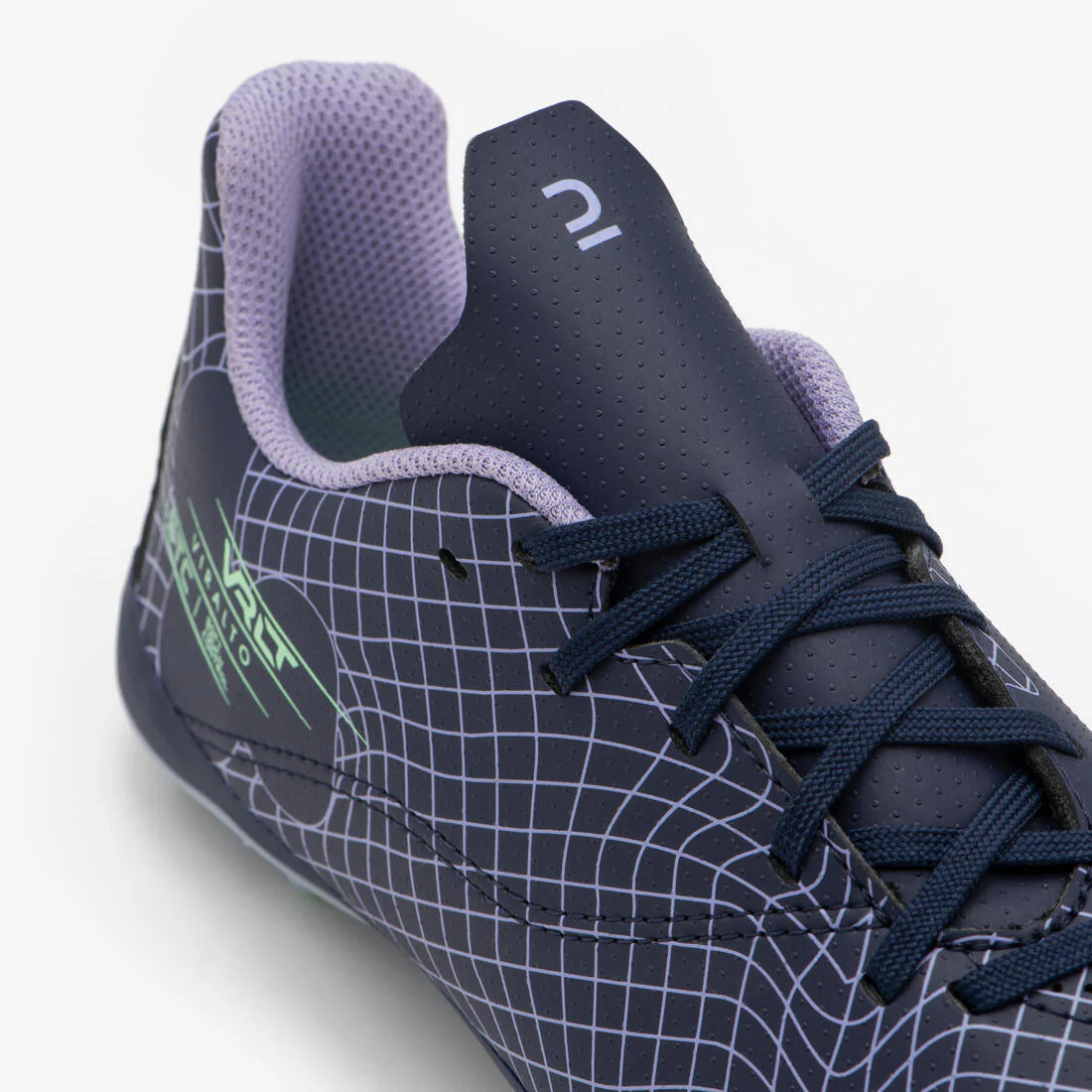 Kids' Lace-Up Football Boots Viralto I MG/AG - Nebula - Image 2