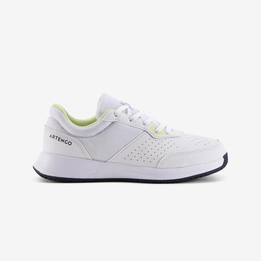 Kids' Lace-Up Tennis Shoes Essential - White & - Image 2
