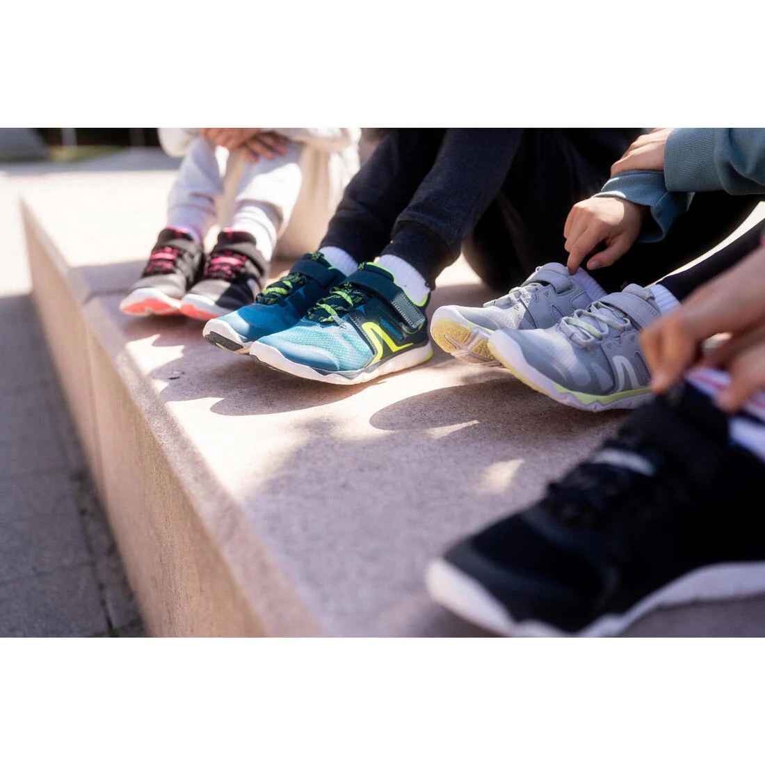 Kids’ lightweight and breathable rip-tab shoes, PW 540 - Image 4