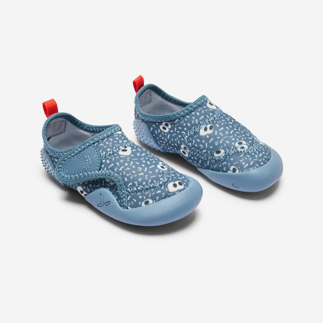 Baby gym bootees non-slip breathable with rip-tab fastening pattern - Image 4
