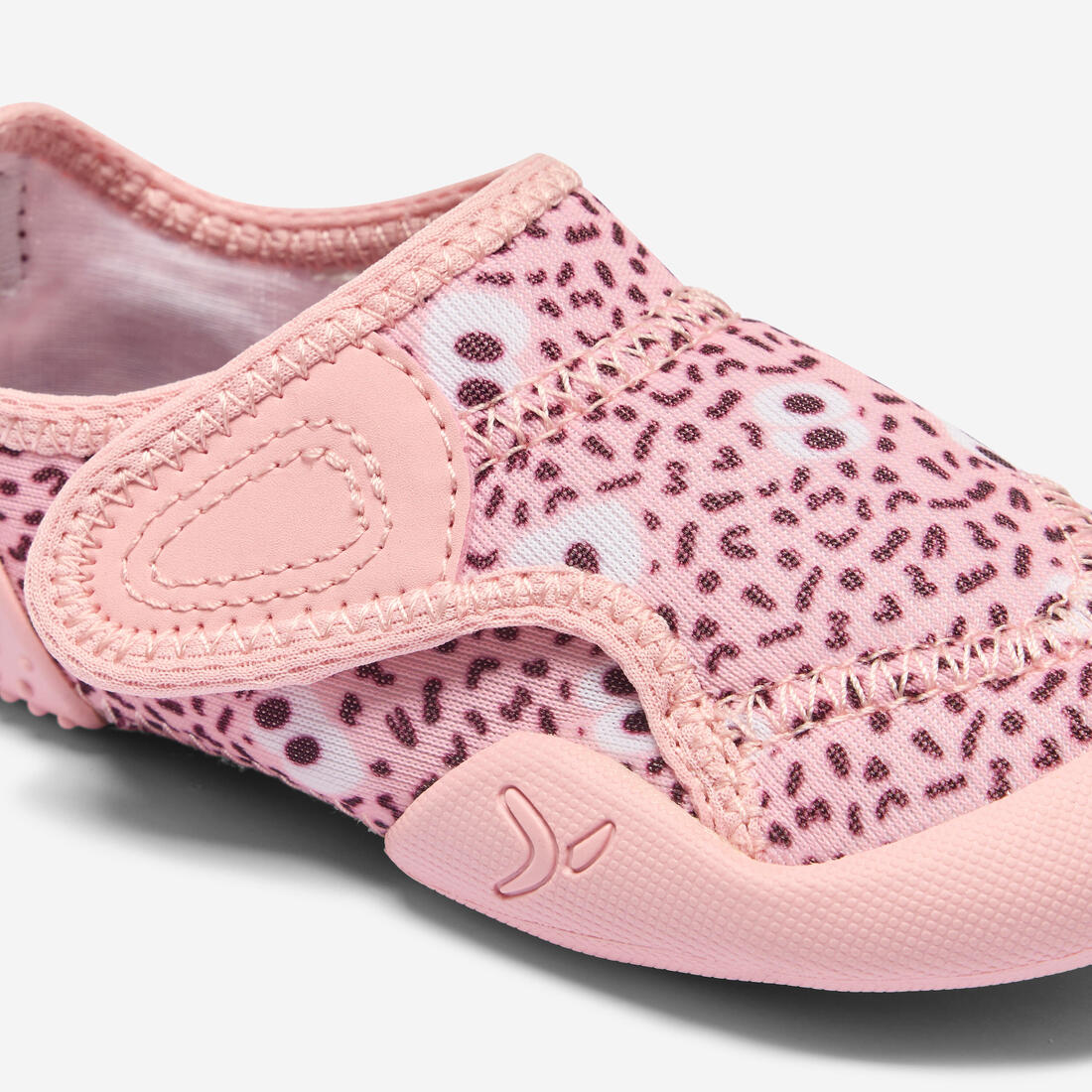 Baby gym bootees non-slip breathable with rip-tab fastening pattern - Image 5