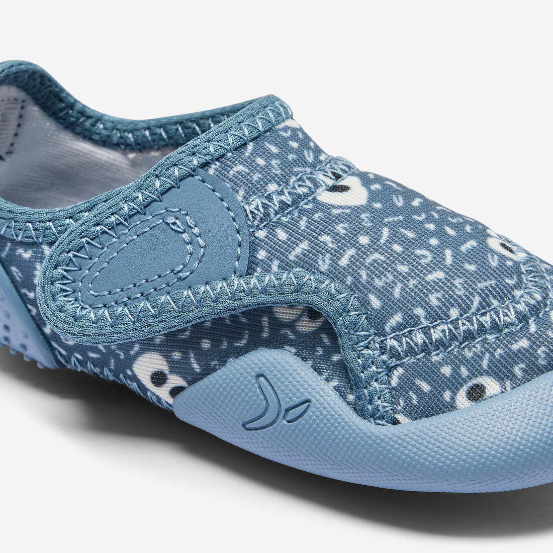 Baby gym bootees non-slip breathable with rip-tab fastening pattern - Image 6