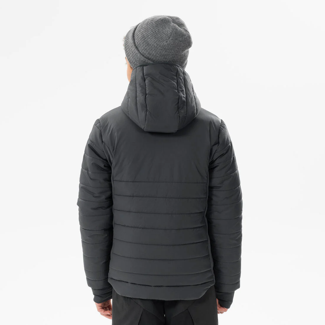 KIDS’ PADDED HIKING JACKET - HYBRID AGED 7-15 - Image 7