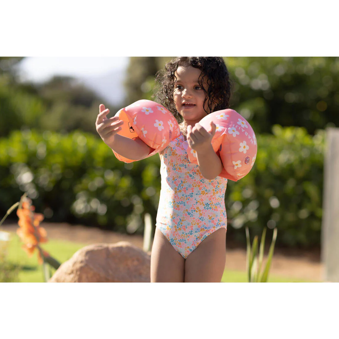 Kids pool armbands 11-30 kg “SAVANE” beige print - Image 32