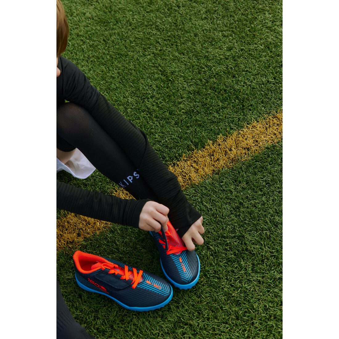 Kids' Rip-Tab Football Boots 160 Easy Turf - Image 29