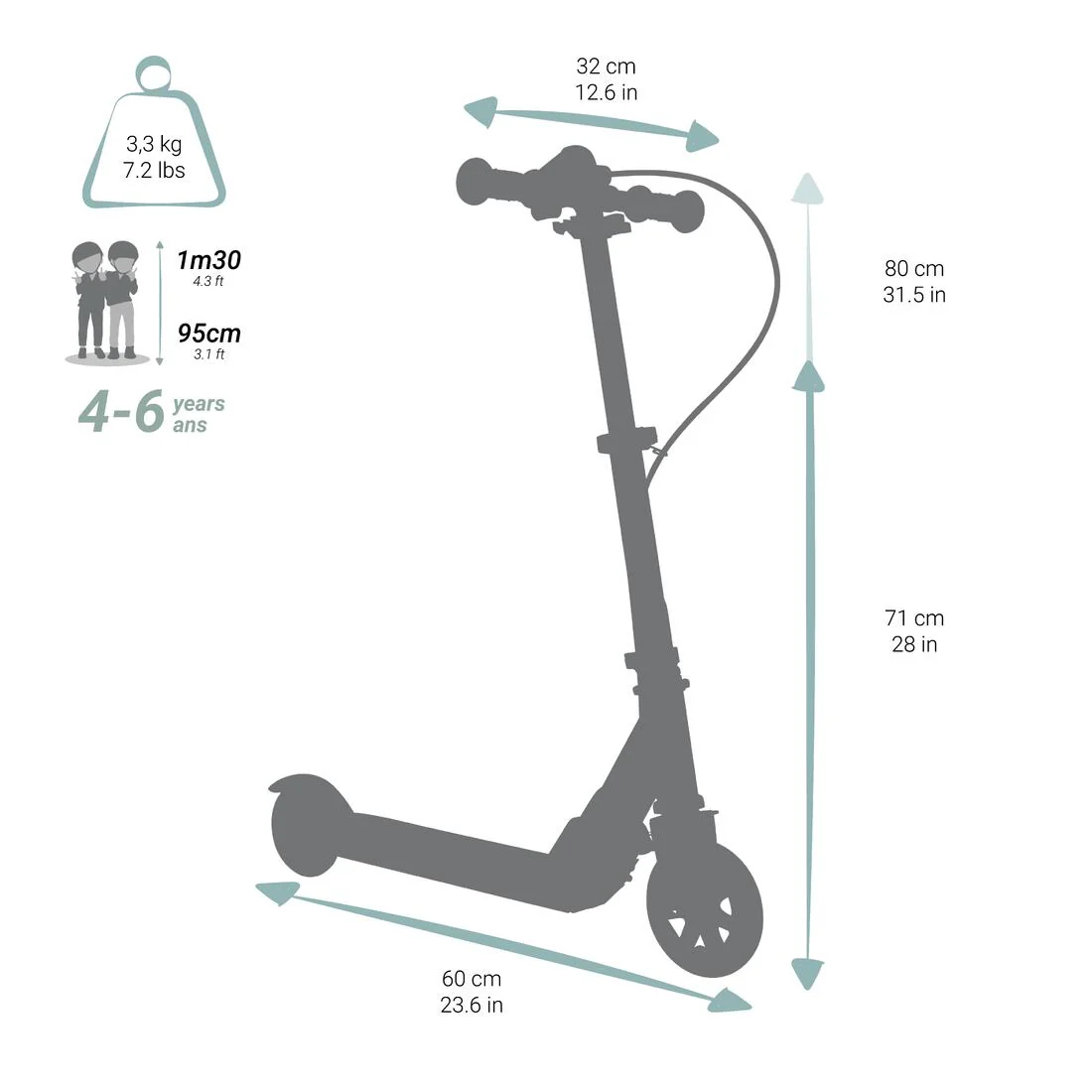 Kids' Scooter with Brake Play 5 - Image 36