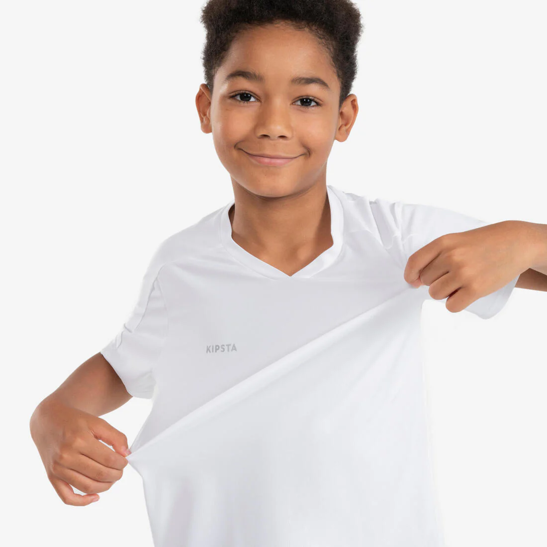 Kids' Short-Sleeved Football Shirt Essential - Image 25