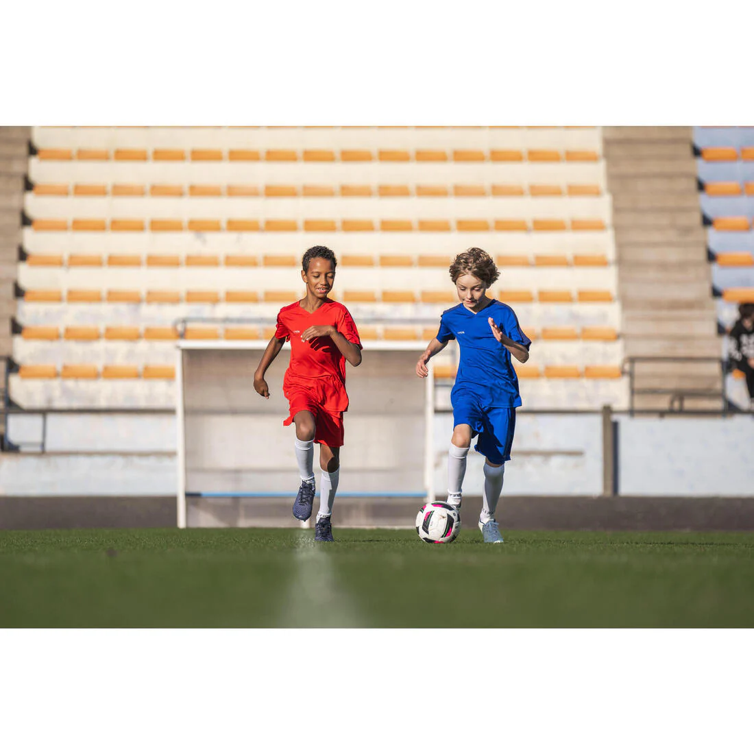 Kids' Short-Sleeved Football Shirt Essential - Image 26