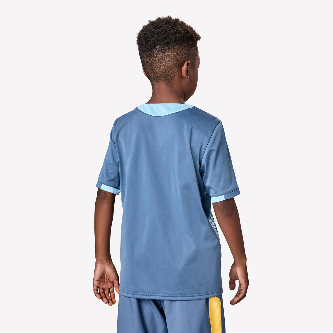 Kids' Short-Sleeved Football Shirt Viralto Roarrr Rhino Stripey - Image 13