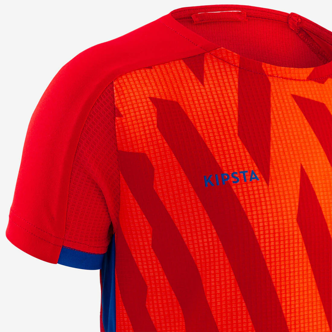 Kids' Short-Sleeved Football Shirt Viralto Solo - Jungle Red & - Image 4