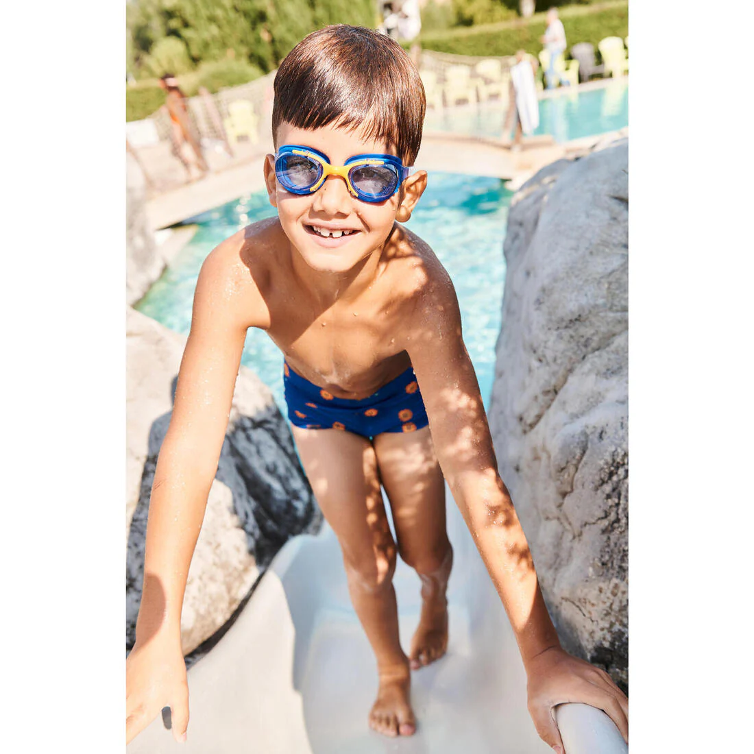 Kids’ Swimming Goggles - Xbase turquoise tinted - Image 19