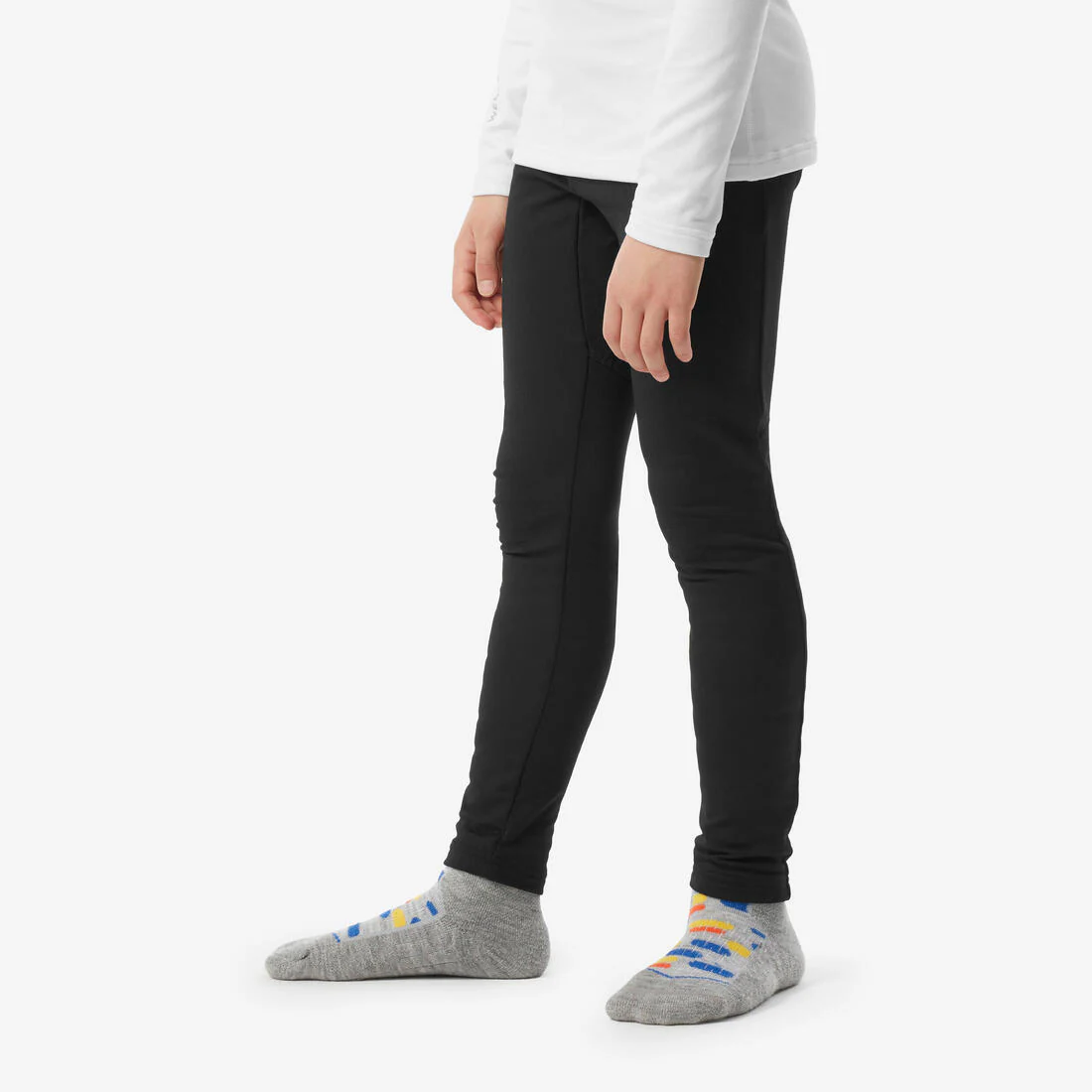 Kids' ski thermal tights, 4-14 years, BL 500 - Image 6