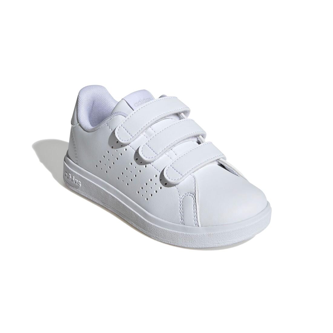 Kids Unisex Advantage Base 2.0 Shoes, White - Image 2