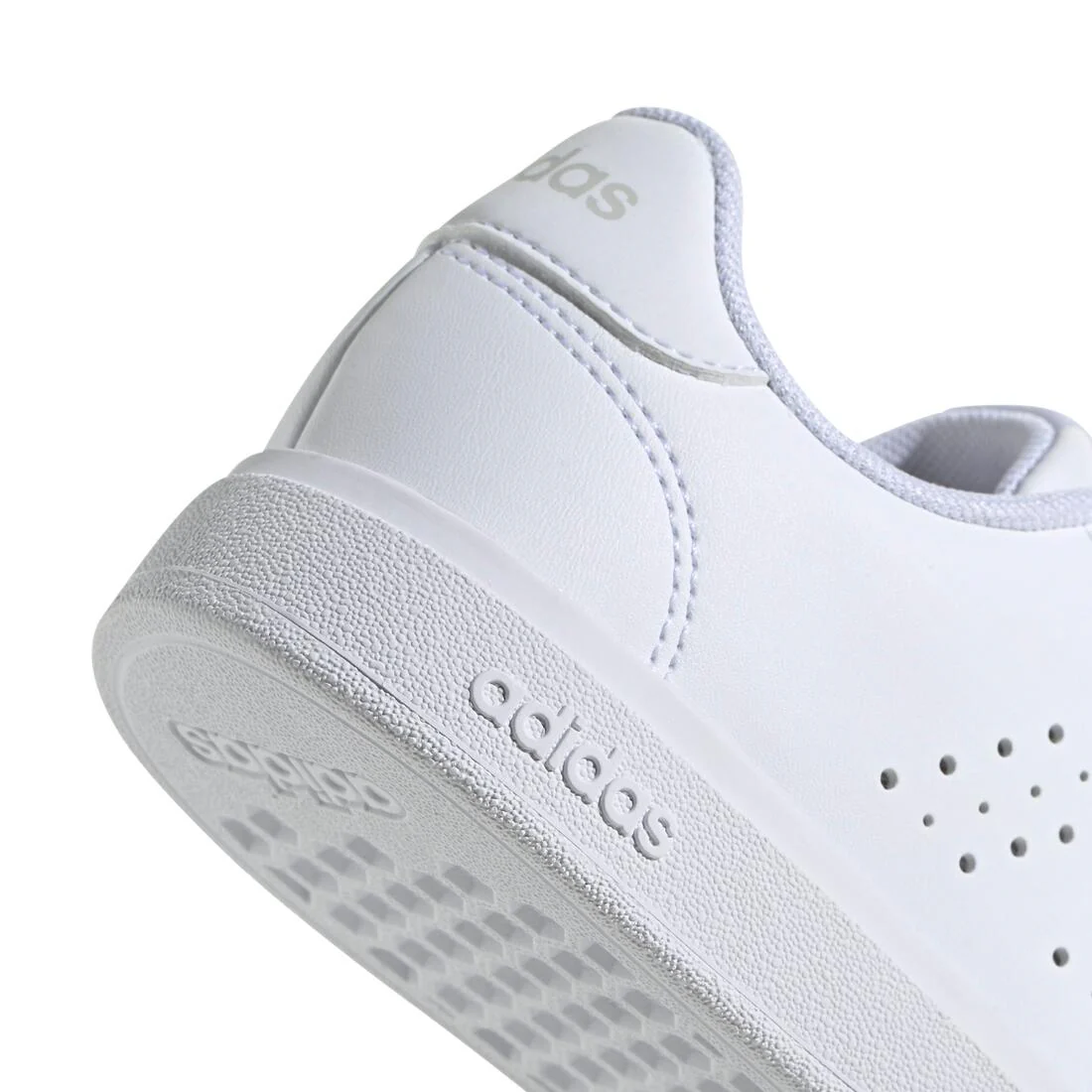 Kids Unisex Advantage Base 2.0 Shoes, White - Image 7