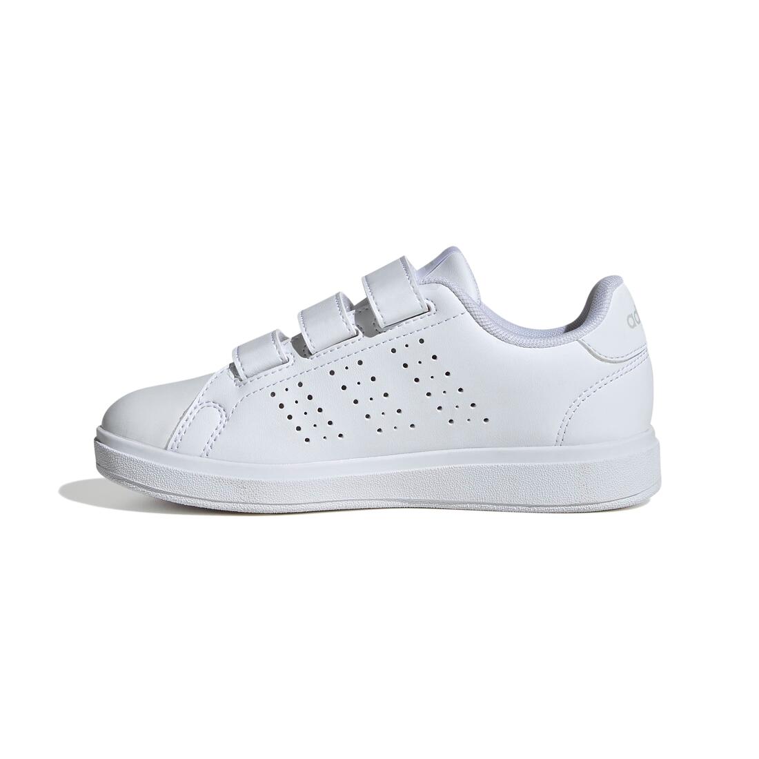 Kids Unisex Advantage Base 2.0 Shoes, White - Image 8