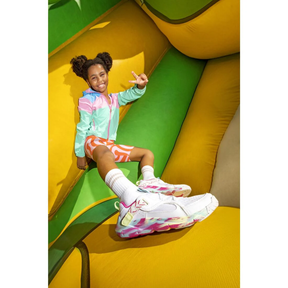 Kids' rip-tab shoes breathable, Playful - Image 28