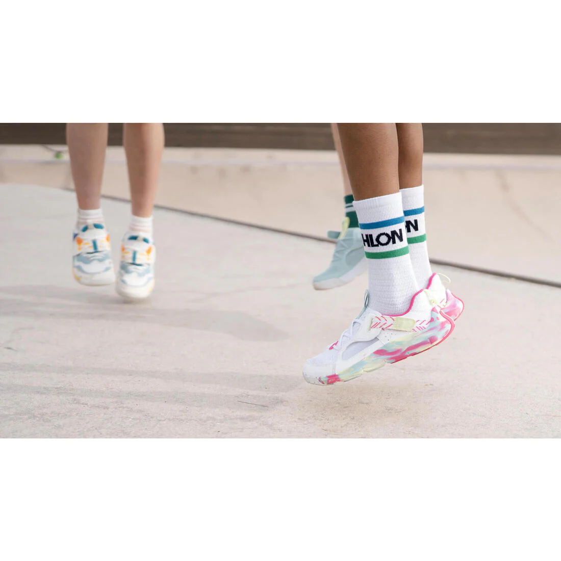 Kids' rip-tab shoes breathable, Playful - Image 36