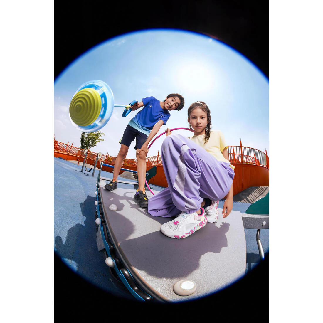 Kids' rip-tab shoes breathable, Playful - Image 38