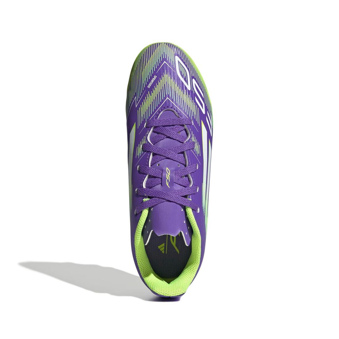 Kids Unisex F50 Club Firm/Multi-Ground Boots, Purple - Image 4