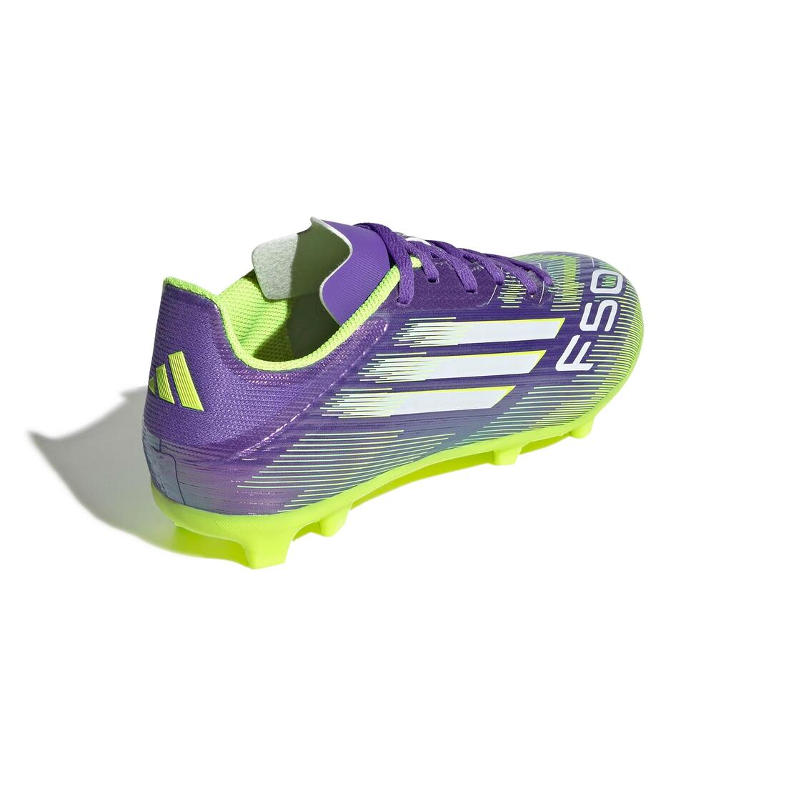 Kids Unisex F50 League Firm/Multi-Ground Boots, Purple - Image 3