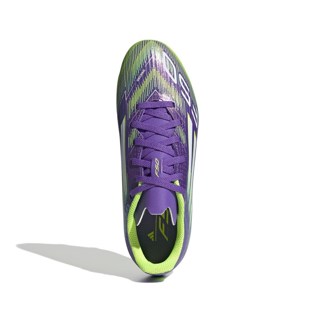 Kids Unisex F50 League Firm/Multi-Ground Boots, Purple - Image 4