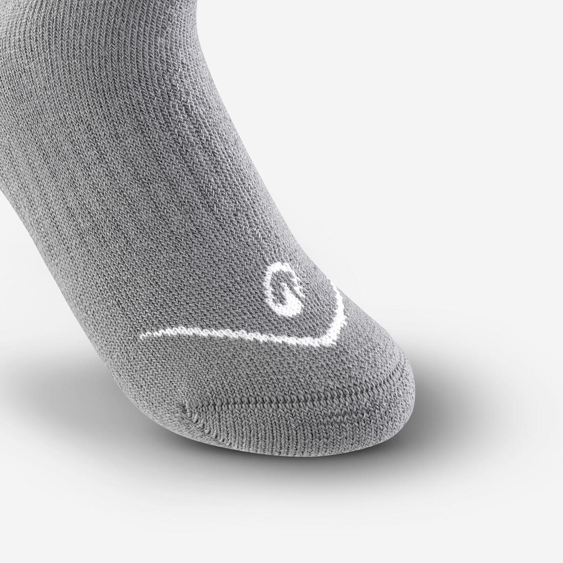 Kidsâ warm ski socks 100 - Grey - Image 2