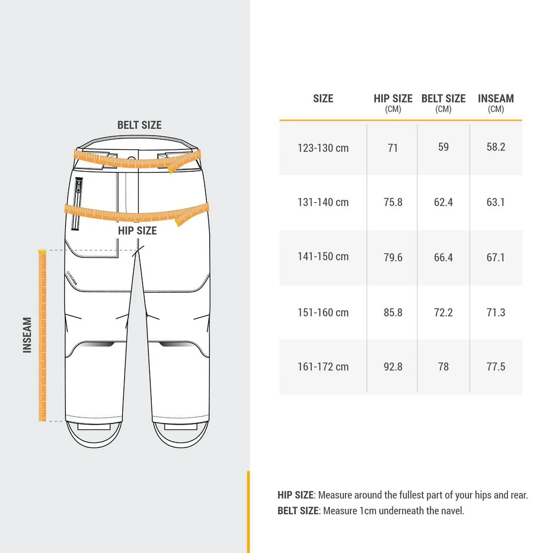 Kids’ warm softshell hiking trousers, 7-15 years, MH500 - Black - Image 5