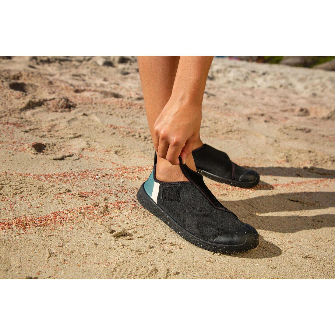 Kids’ water shoes with rip-tab, Aquashoes 120 lagoon - Image 60