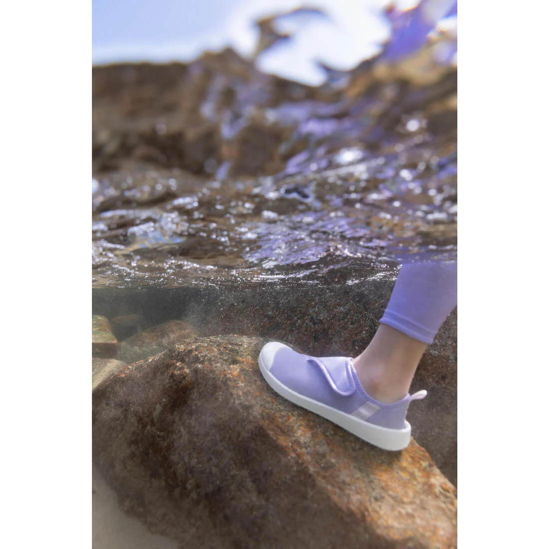 Kids’ water shoes with rip-tab, Aquashoes 120 lagoon - Image 64