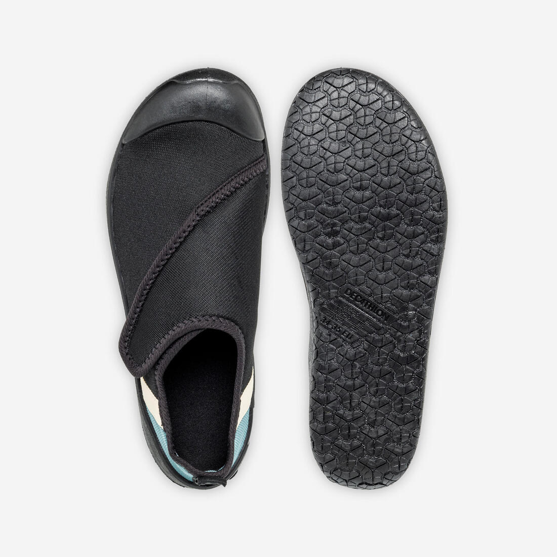 Kids’ water shoes with rip-tab, Aquashoes 120 lagoon - Image 7