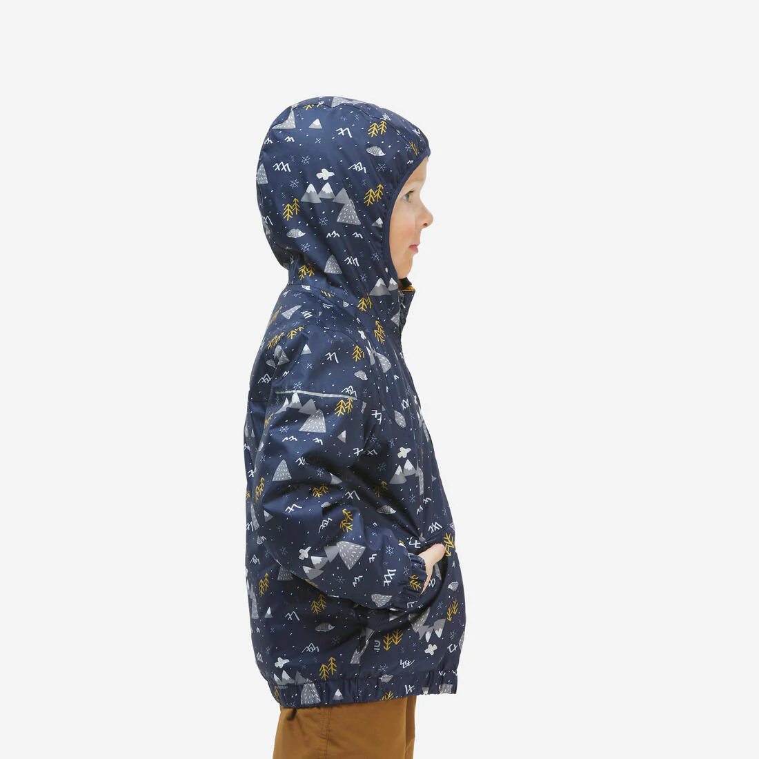 Kids’ waterproof winter jacket 100, 2-5 years - Blue - Image 5