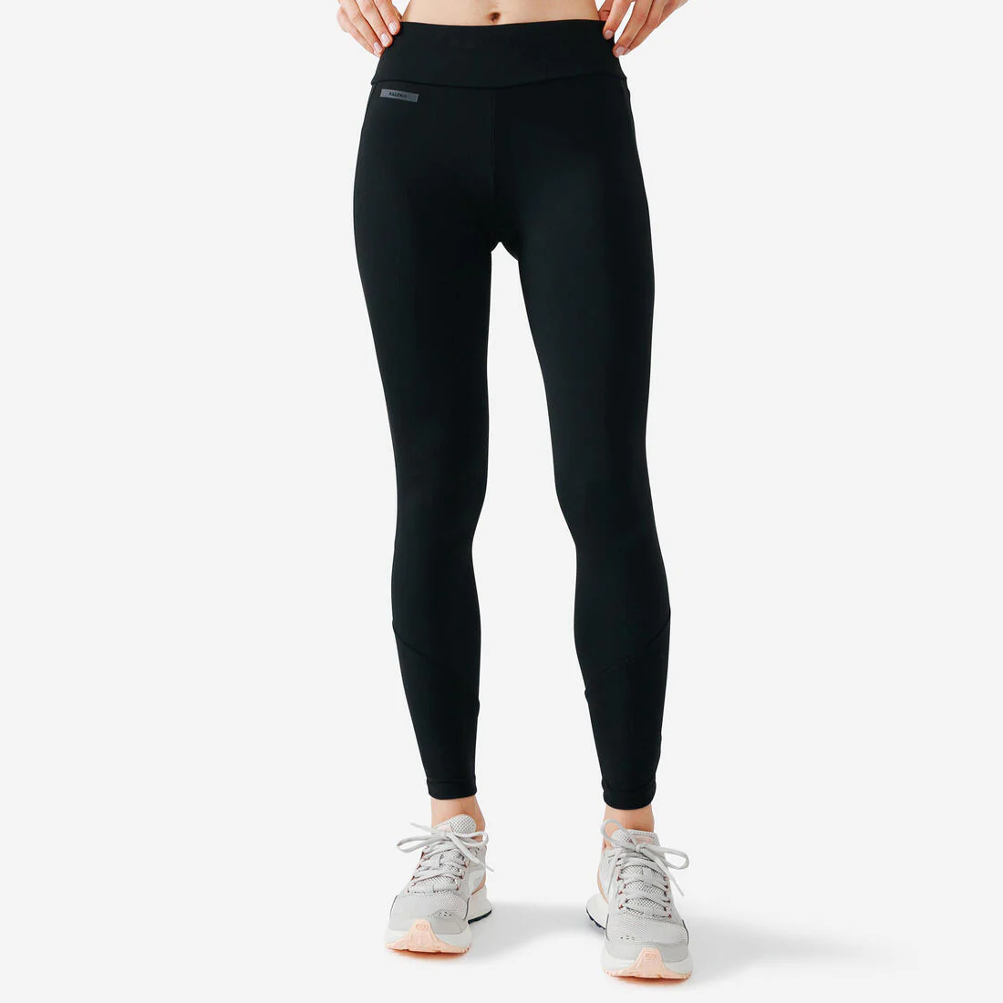 KIPRUN Run 100 Warm Women's warm running leggings - Black