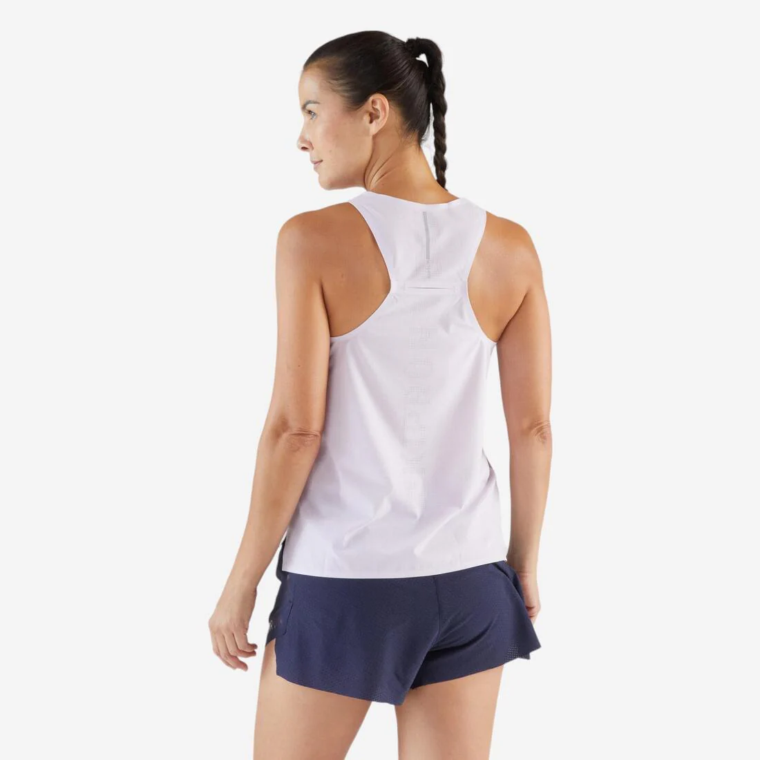 KIPRUN Run 900 Light Women's Lightweight Running Tank Top - Purple Print - Image 5
