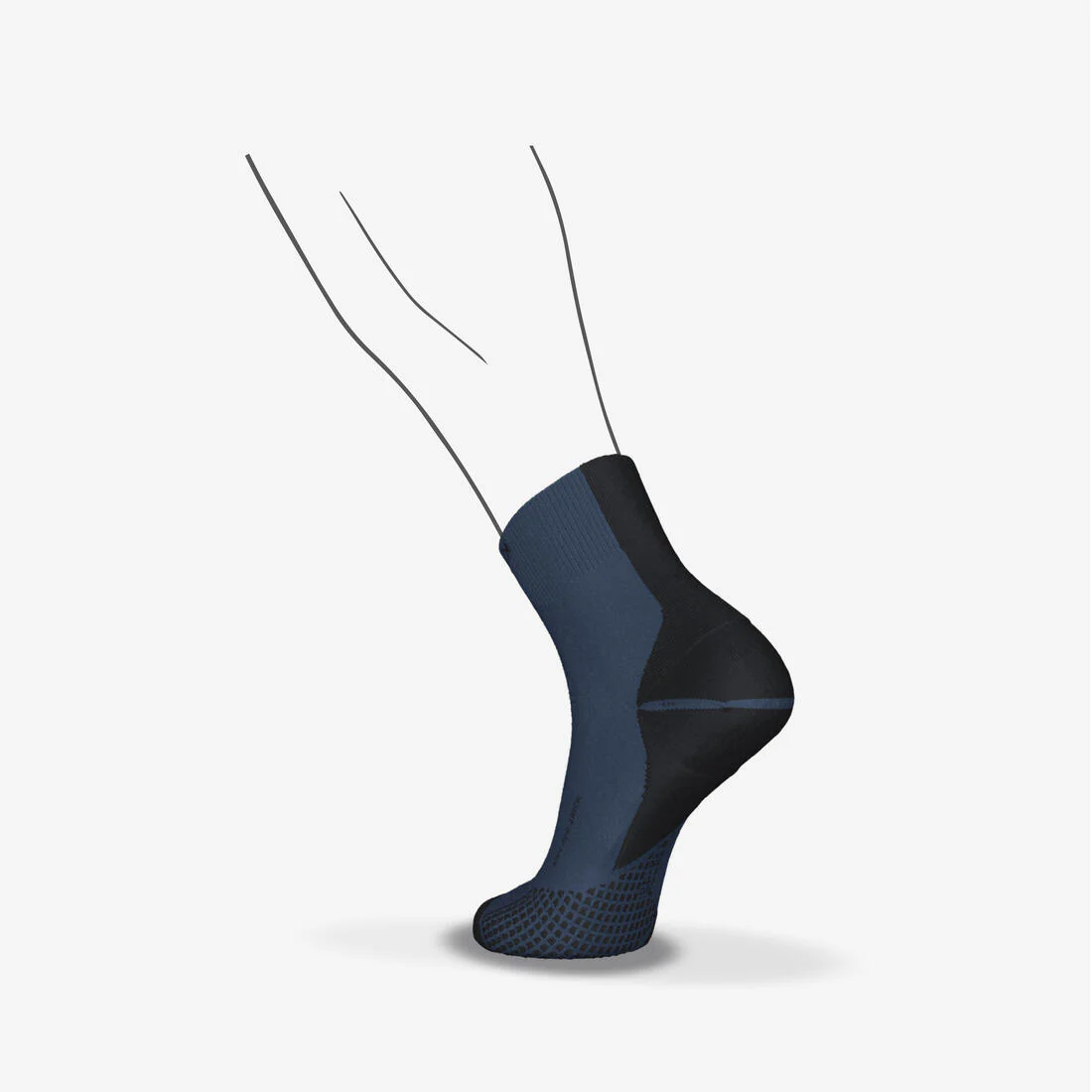 KIPRUN run900 Mid-Calf Thick Running Socks - Image 4