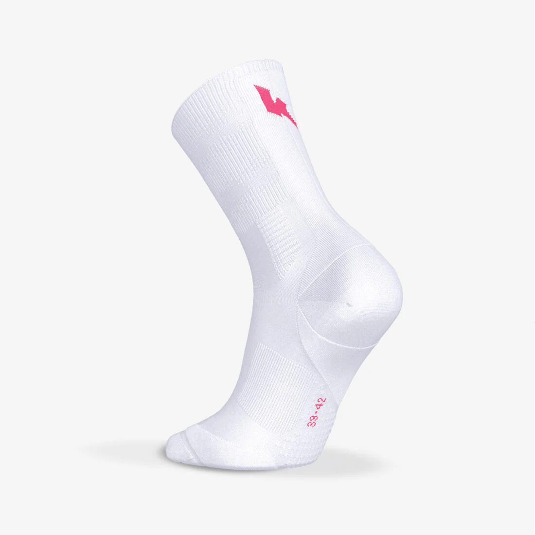 KIPRUN run900 Mid-Calf Thick Running Socks - Orange/Graffiti - Image 11