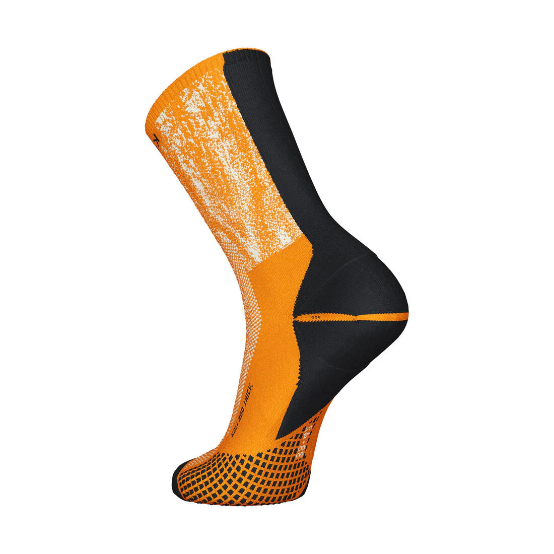 KIPRUN run900 Mid-Calf Thick Running Socks - Orange/Graffiti - Image 13
