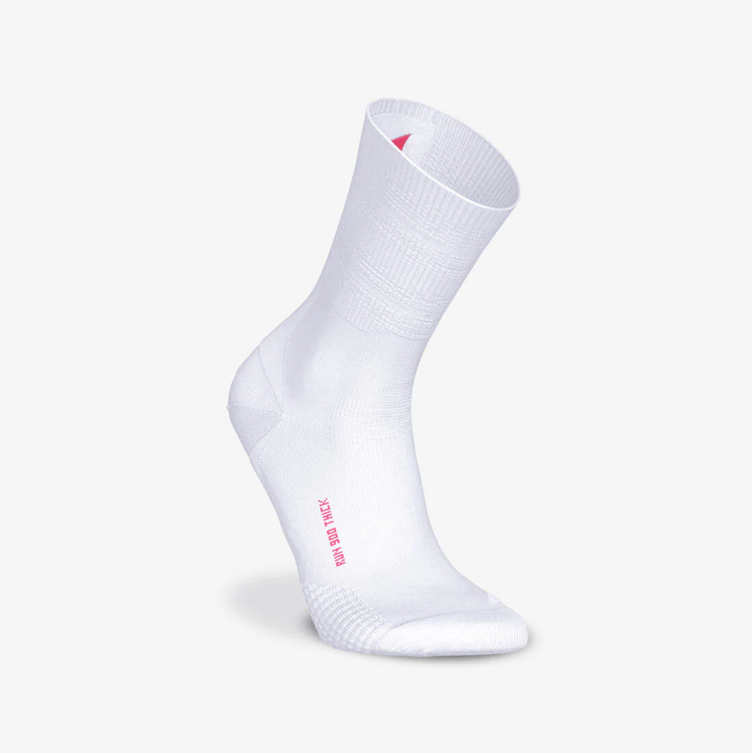 KIPRUN run900 Mid-Calf Thick Running Socks - Orange/Graffiti - Image 3