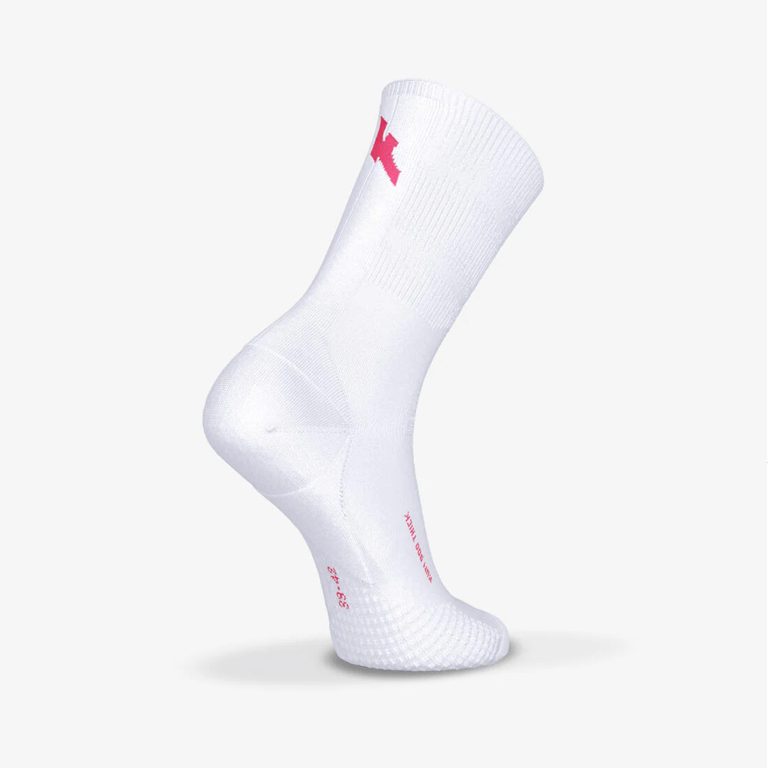 KIPRUN run900 Mid-Calf Thick Running Socks - Orange/Graffiti - Image 4