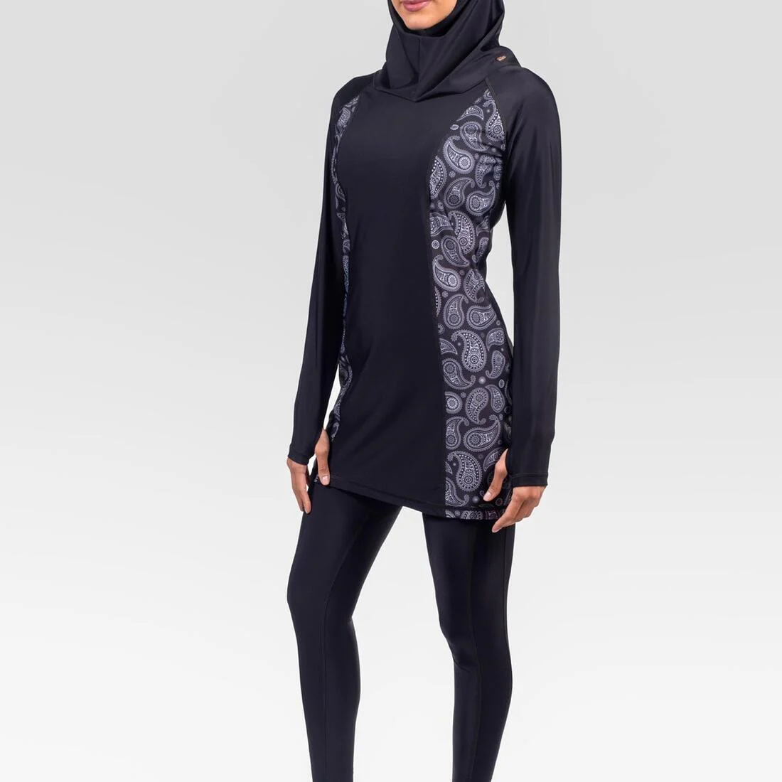 Ladies Modest Swim Suit - Three Piece Set - Image 2