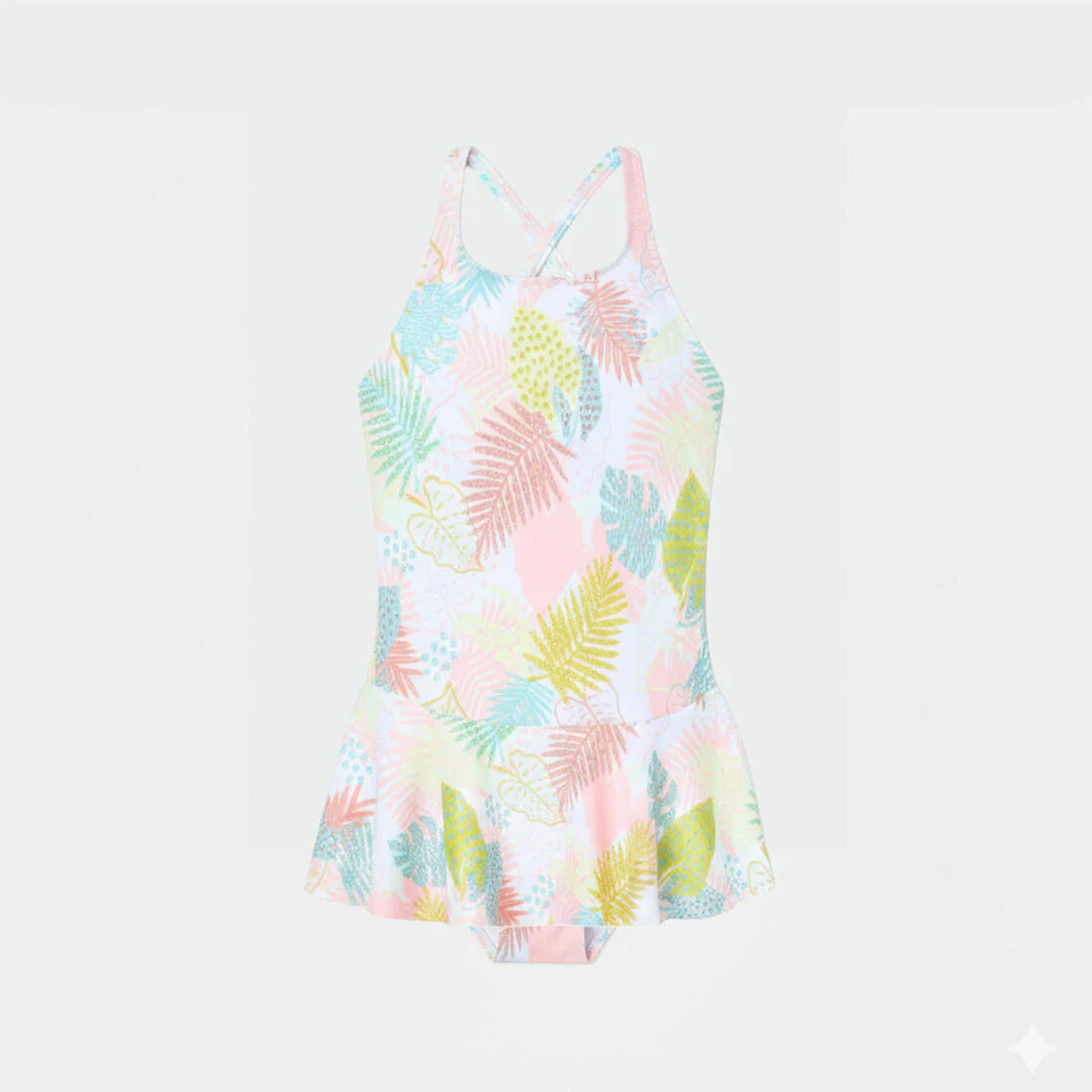 Lila All Omi 100 Girls Swimming One-Piece Swimsuit/Skirt - Image 13