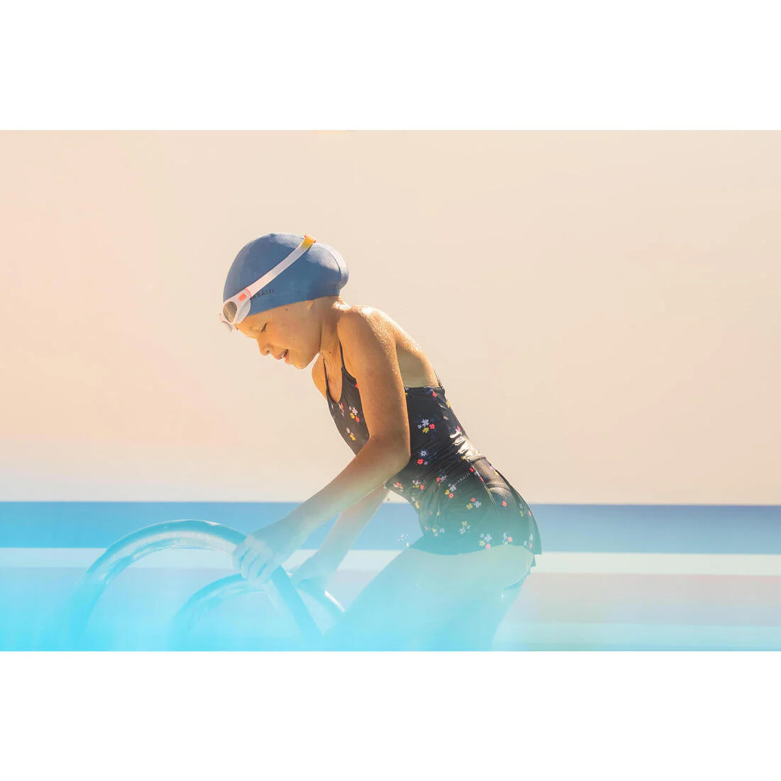 Lila All Omi 100 Girls Swimming One-Piece Swimsuit/Skirt - Image 20
