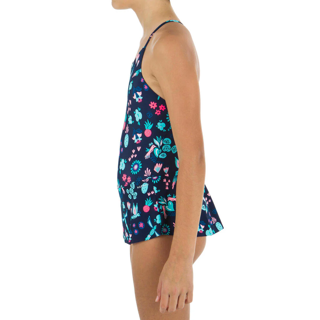 Lila All Omi 100 Girls Swimming One-Piece Swimsuit/Skirt - Image 7