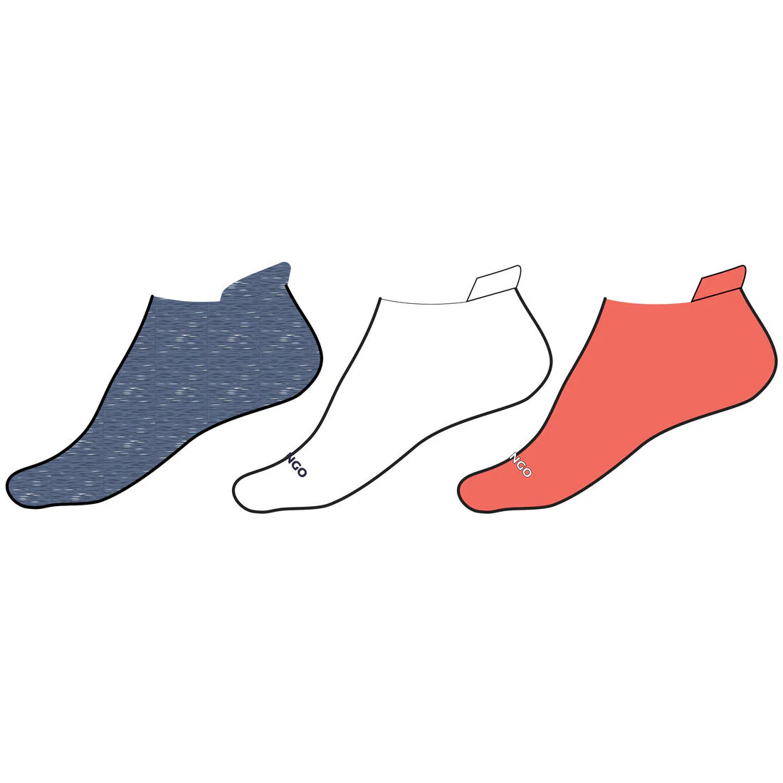Low Sports Socks Tri-Pack RS 160 - Image 63