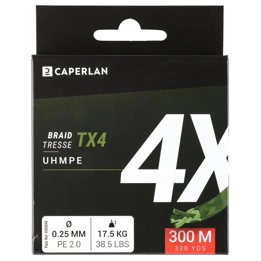 LURE FISHING BRAIDED LINE TX4 300 M - KHAKI - Image 3