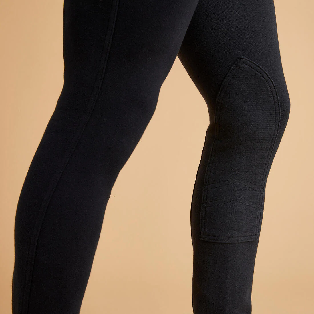 Men 100 Horse Riding Jodhpurs - Black - Image 5
