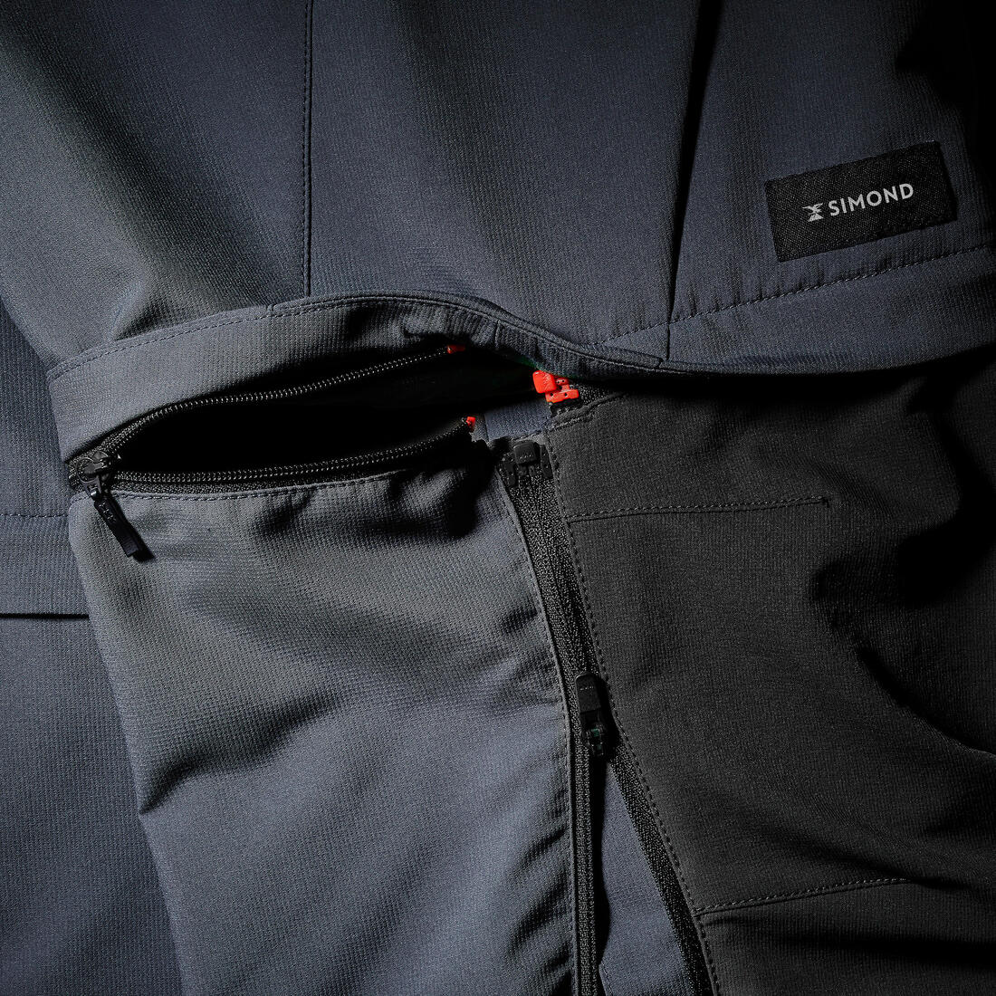 Men's 2-in-1 adjustable and durable hiking trousers – MT500 - Image 15