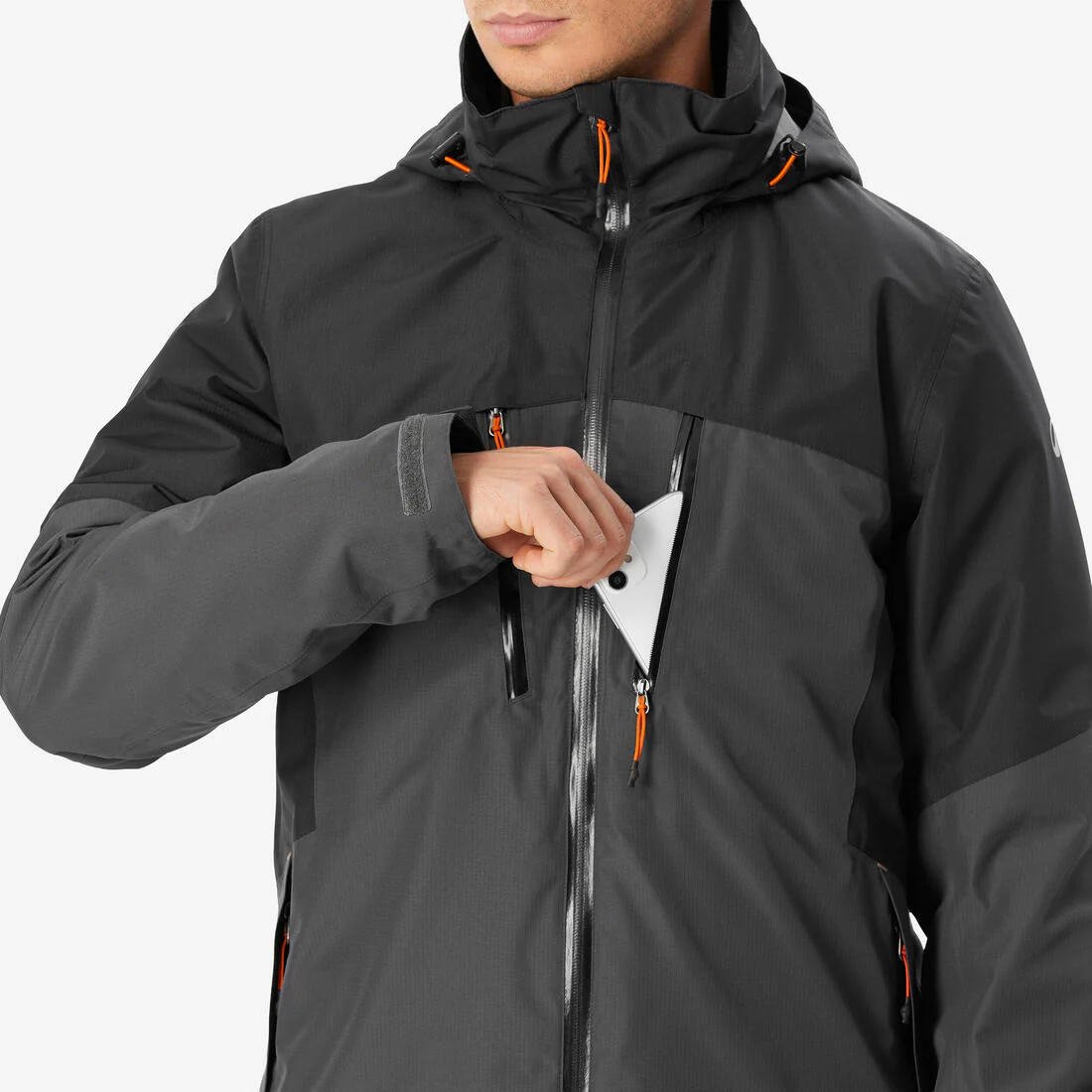 Men’s 3in1 waterproof hiking jacket -10°C, MH500 Mountain - Image 10